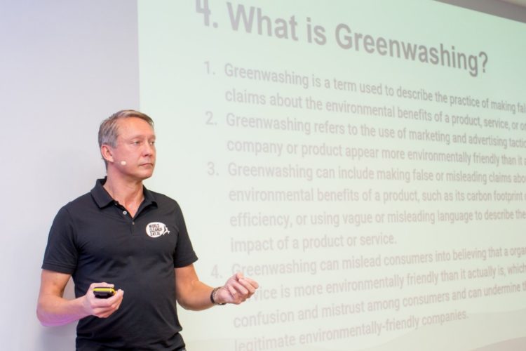 workshop greenwashing clean confernece Tallinn 2023