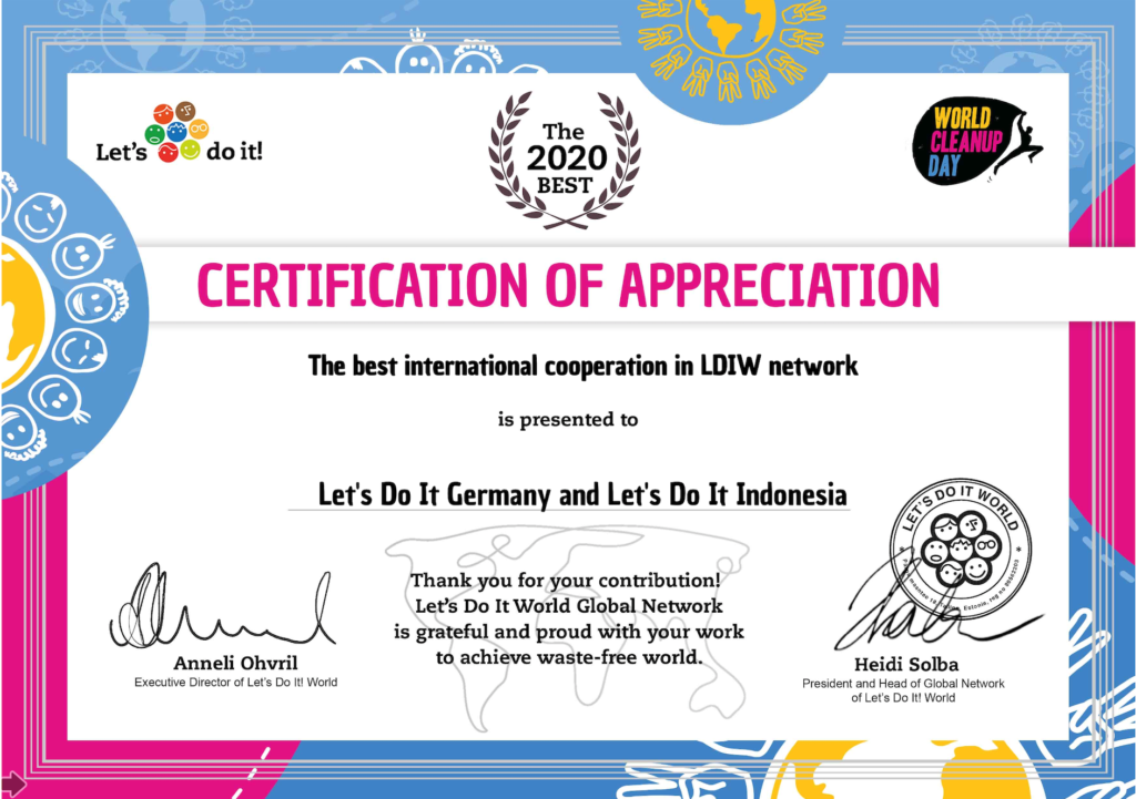 World-Award 2021 Let's Do It World Conference