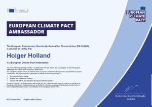 EU Klimapaktbotschafter Holger Holland